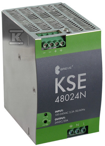 Zdroj KSE 48024N 230/ 24VDC 20A - 17000-0940